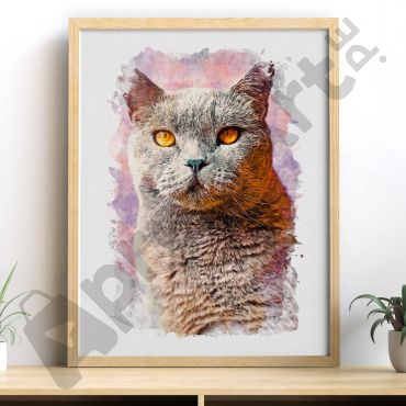 Cuadros Personalizados - Arte de Gato Personalizado