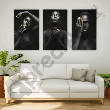 Cuadros Modernos - El Silencio de África - Set de 3