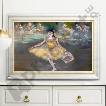 Cuadros de Famosos - Bailarinas en el Escenario de Edgar Degas