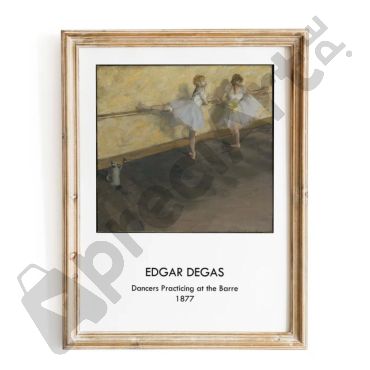 Cuadros de Famosos - Bailarinas en la Barra de Edgar Degas