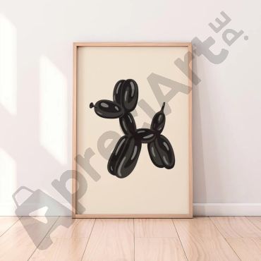 Cuadros de Famosos - Balloon Dog de Jeff Koons