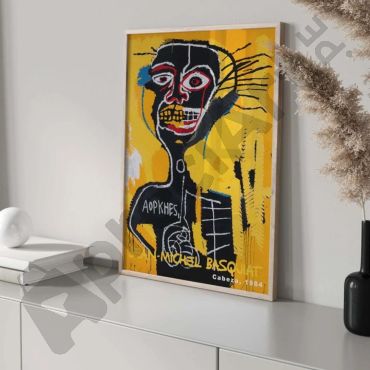 Cuadros de Famosos - Cabeza - Basquiat
