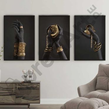 Cuadros Fotográficos - Belleza y sofisticación - Set de 3