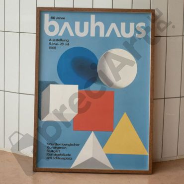 Cuadro 50 años de la Bauhaus de Herbert Bayer