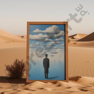 Cuadro al estilo de Rene Magritte Espejo