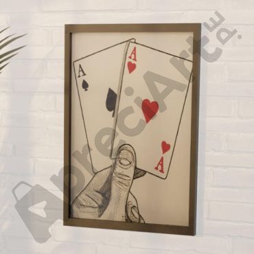 cuadros de cartas de poker