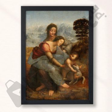 Cuadro de Da Vinci - La Virgen y el Niño con Santa Ana