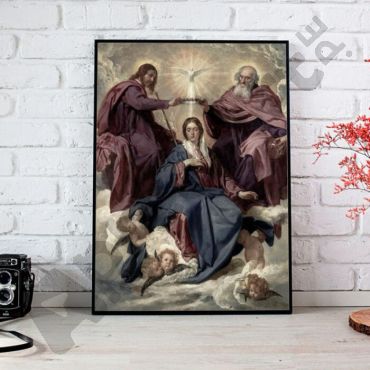 Cuadro de Diego Velázquez - La Coronación de la Virgen
