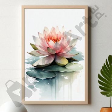 cuadro de la flor de loto
