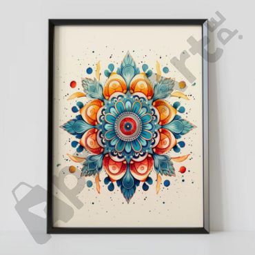 Cuadro de Mandalas de Colores