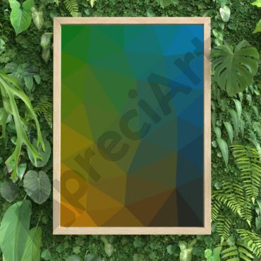 cuadro de oficina degradado de colores