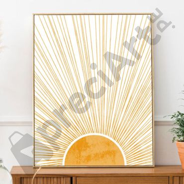 Cuadro de Rayos de Sol