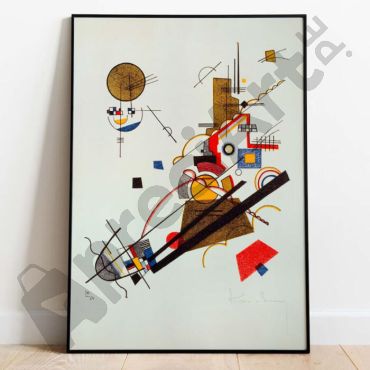 cuadro de wassily kandinsky frohlicher aufstieg