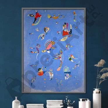 cuadro de wassily kandinsky himmelblau