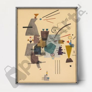 cuadro de wassily kandinsky warmed cool