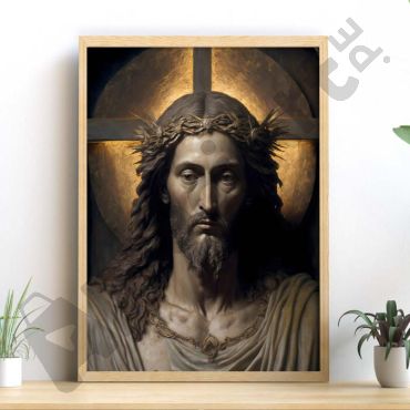 Cuadro Jesús con corona