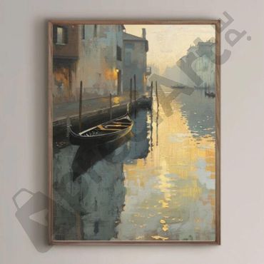 Cuadro Vías Navegables de Venecia
