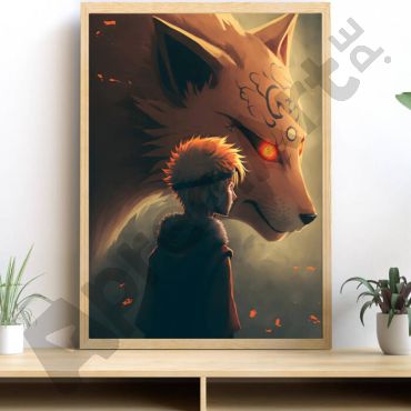Cuadro De Anime Jardín Místico
