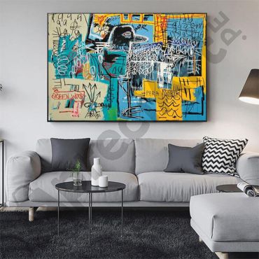 Cuadros De Basquiat - Bird on Money 