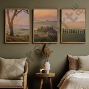 cuadros de paisajes naturales la toscana