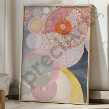 cuadros decorativos arte colorido himla af klint