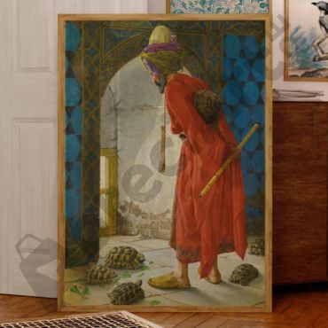 cuadros decorativos el entrenador de tortugas