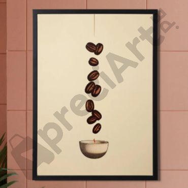 cuadros decorativos granos de cafe