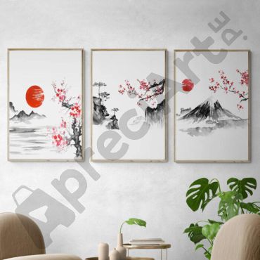 Cuadros de Montañas Japonesas
