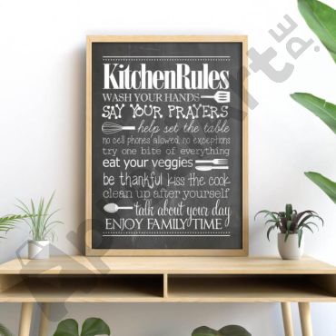 Cuadros para Cocina - Sabores y Normas