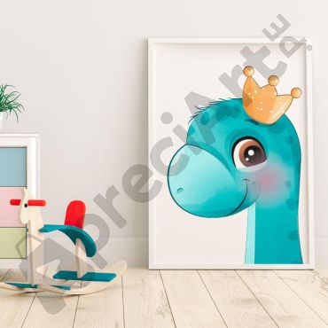 Cuadros para Bebés - El Pequeño Dino Principe