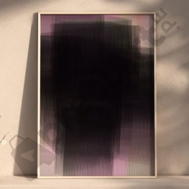 cuadros para oficina arte minimalista de rosa y negro