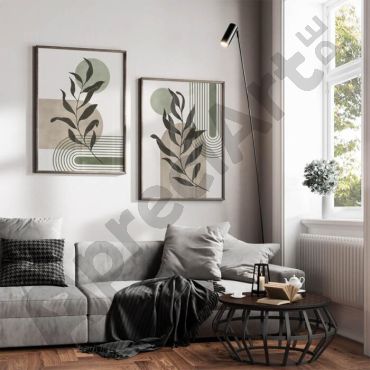 Cuadros para Sala - Boho Salvia Set de 2