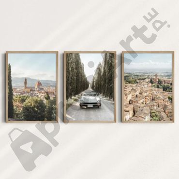 cuadros para sala la toscana italia