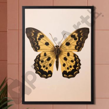 cuadros para sala mariposa amarilla de yunn