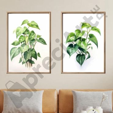 cuadros para sala plantas de acuarela