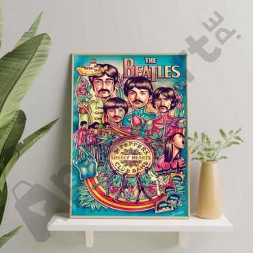 Cuadros Pop Art - The Beatles Sgt. Peppeer's Album