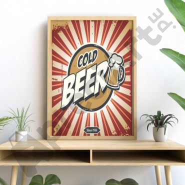 Cuadros para Bar - Cold Beer