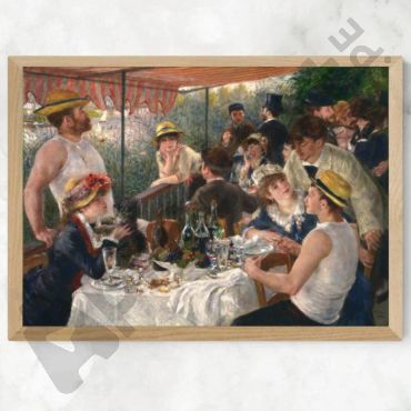 Cuadros de Famosos - El Almuerzo de los Remeros de Pierre-Auguste Renoir