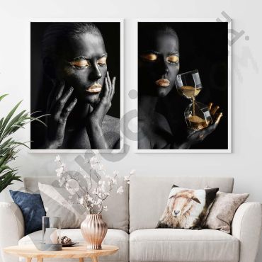 Cuadros Fotográficos - El Contraste de África - Set de 2