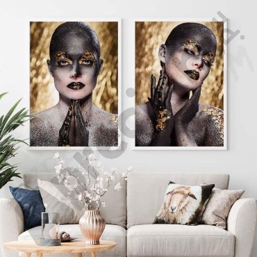 Cuadros Fotográficos - Elegancia y Misterio - Set de 2