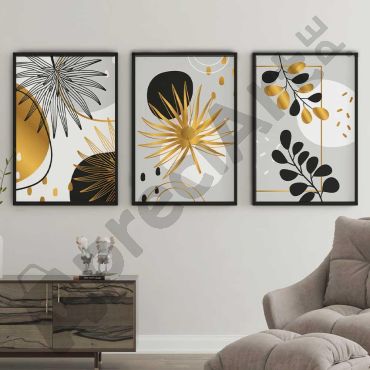 Cuadros de Flores - Fantasía Floral - Set de 3