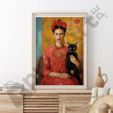 Cuadros de Frida Kahlo - Retrato de Frida Kahlo