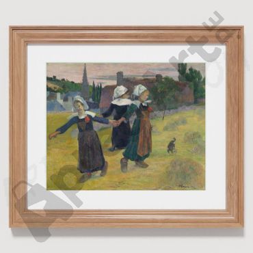 Gauguin - Chicas bretonas bailando