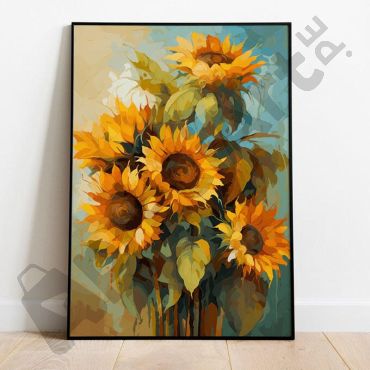 girasoles pintura al oleo