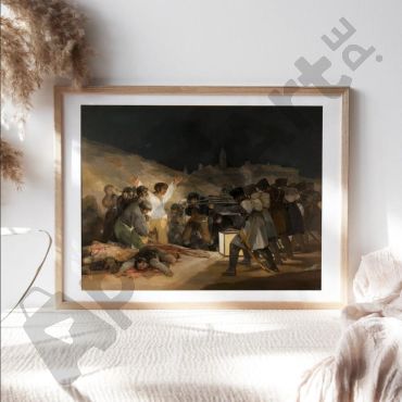 Cuadros de Famosos - El 3 de mayo en Madrid de Goya
