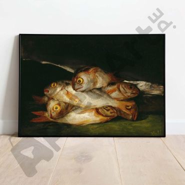 Cuadros de Famosos - Naturaleza Muerta con Dorada de Goya
