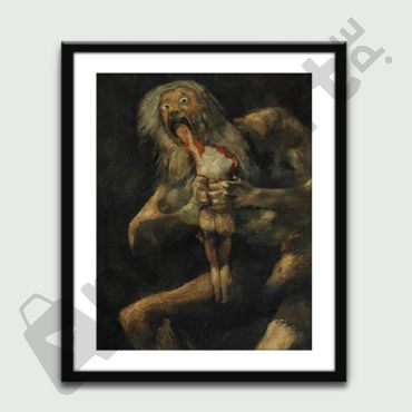 Cuadros de Famosos - Saturno Devorando a su Hijo de Goya