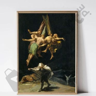 Cuadros de Famosos - Vuelo de Brujas de Goya