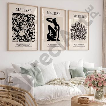 Cuadros de Famosos - Trio II Matisse Set de 3