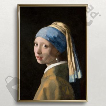 Cuadros de Famosos - La Joven de la Perla de Johannes Vermeer